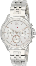 Ceas Tommy Hilfiger pentru femei cu curat cronograf 1782222 alb argintiu - RESIGILAT 