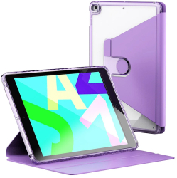 Husa pentru iPad 10.2 2019/2020/2021 - Techsuit Crystal Vision - Purple 