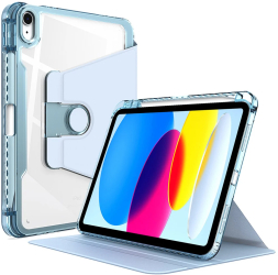 Husa pentru iPad 10 2022 10.9 - Techsuit Crystal Vision - Bleu 
