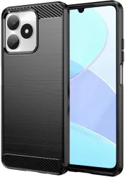 Husa pentru Realme C51 / Note 50 - Techsuit Carbon Silicone - Black 