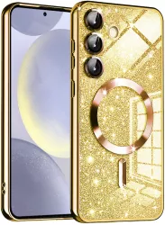 Husa pentru Samsung Galaxy S24 Plus - Techsuit Luxury Glitter MagSafe - Gold 