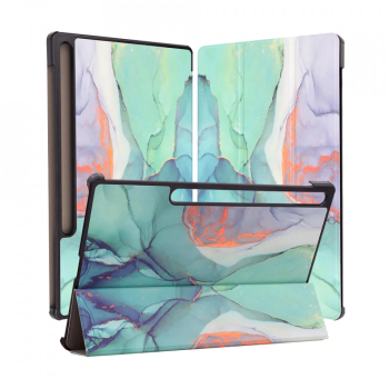 Husa pentru Samsung Galaxy Tab S7 Plus / S8 Plus / S7 FE - Techsuit FoldPro - Green Time 