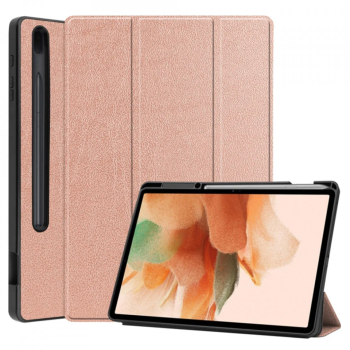 Husa pentru Samsung Galaxy Tab S7 Plus / S8 Plus / S7 FE - Techsuit FoldPro - Rose Gold 