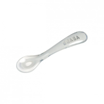 Lingurita silicon +8 luni Beaba Light Mist 