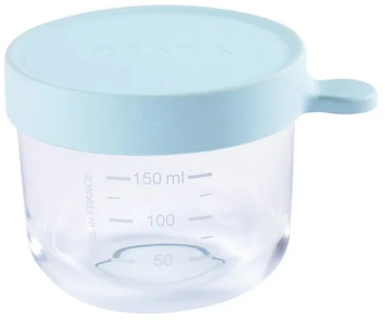 Recipient ermetic sticla Beaba 150 ml Light Blue 