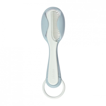 Set perie si pieptene Beaba Green Blue 