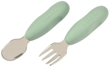 Set tacamuri inox Beaba Sage Green