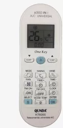Telecomanda pentru Tel Aer Conditionat Qunda KT6000 -6000 coduri 