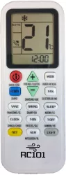 Telecomanda pentru Tel Aer Conditionat RC101 - permite reglare temp minima 