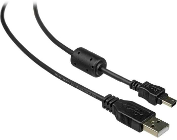Cablu USB 2.0 A tata - mini USB tata 5 pini 1.5m negru 