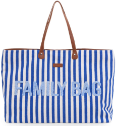 Geanta Childhome Family Bag Albastru/Alb 