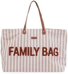 Geanta Childhome Family Bag Nude/Alb 