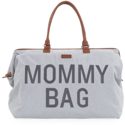 Geanta de infasat Childhome Mommy Bag Panza Oxford Gri 