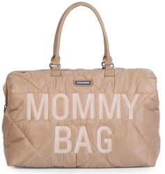Geanta de infasat matlasata Childhome Mommy Bag Bej 