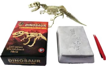 Joc educativ de arheologie descopera fosila de Dinosaur Tyrannosaurus SarAlma + 6 ani 