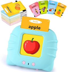 Jucarie educativa Montessori pentru copii DDOLI set jucarie de invatare cuvinte in limba engleza cu cititor de carduri flash 224 de cuvin 
