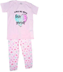 Pijama pentru fete Mini Junior PJ-53213 Roz 