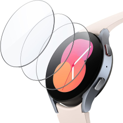 Set 3 Folie protectie din sticla 9H compatibil cu Samsung Galaxy Watch 4 40mm / Watch 5 40mm Protectie ecran Transparent 