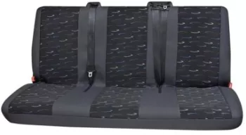 Set Huse Scaun Universale Bancheta Spate Autoutilitare Petex Negru 