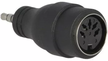Adaptor DIN 5 pini mama - Jack 3.5 mm mufa stereo tata dreapta 