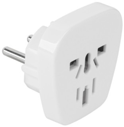 Adaptor tensiune universal 10A alb pentru Romania 