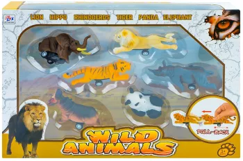 Animale salbatice cu frictiune 6 buc/set 