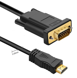 Cablu adaptor HDMI-VGA tata-tata 3m fara sunet 