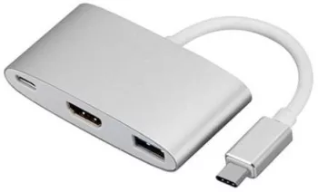 Cablu adaptor USB 3.1 USB Type C la HDMI 4K x 2K +USB 3.0 +USB 3.1 mama 