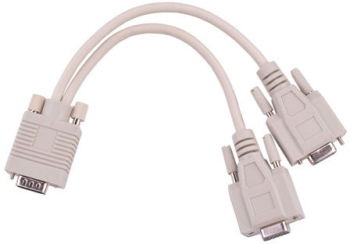 Cablu adaptor VGA la 2 VGA mama Cabletech 