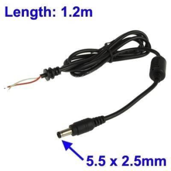 Cablu alimentare laptop mufa 5.5x2.5 mm 90W 1.2m 