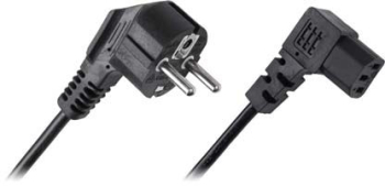 Cablu alimentare PC 3m conectori la 90 grade Cabletech 