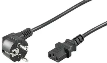 Cablu alimentare PC 5m Schuko tata 90 la IEC320-C13 mama Goobay 