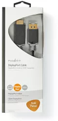 Cablu DisplayPort v1.4 - HDMI 4K 60Hz 2m aurit antracit Nedis 