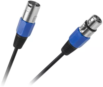 Cablu microfon XLR mama-tata 10m Cabletech 