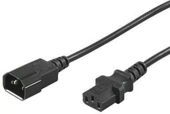 Cablu prelungitor alimentare IEC320-C13 la IEC320 C14 2m Goobay 