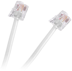 Cablu telefon extensie alb 15m RJ11 