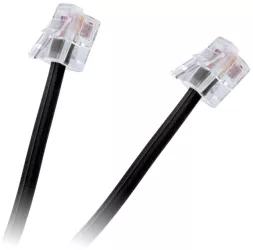 Cablu telefon extensie negru 20m RJ11 tata-tatA 