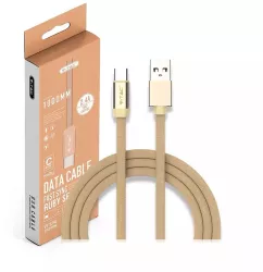 Cablu USB TYPE C 1m plat auriu 2.4A RUBY EDITION V-Tac SKU-8499 