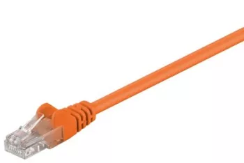 Cablu UTP 20m portocaliu patchcord CAT5e 2x RJ45 CCA neecranat Goobay 