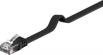 Cablu UTP Cat6 patch cord 7m cupru negru Goobay 