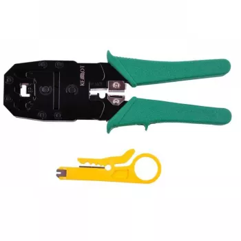 Cleste pentru sertizat universal 4 6 8 contacte RJ10 RJ11 RJ12 RJ45 Rebel 
