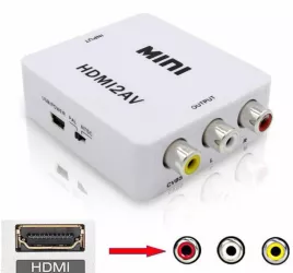 Convertor audio/video de la HDMI 1080P la 3x RCA audio/video 