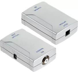 Convertor optic RCA la TOSLINK cu alimentare Cabletech 