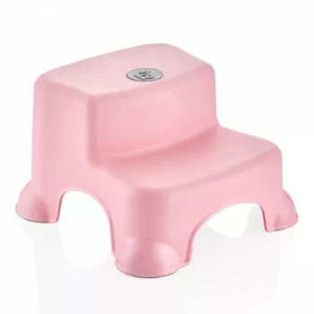 Inaltator cu doua trepte step stool babyjem culoare roz 