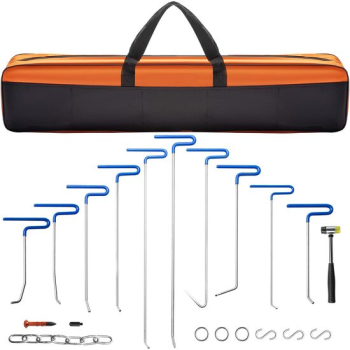 Kit pentru indreptare caroserie fara vopsire 20 elemente geanta transport 