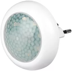 Lumina de noapte LED 1W alb rece 6400K cu detector de miscare PIR 5m 230V alb Goobay 96501 