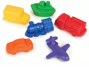 Mini vehicule pentru numarat - set 72 buc 