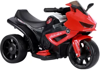 Motocicleta Electrica cu 3 Roti Flippy Acumulator Incarcare Anti-Rasturnare Lumini Sunete Off-Road Baterie 6V 4.5Ah Telecomanda 