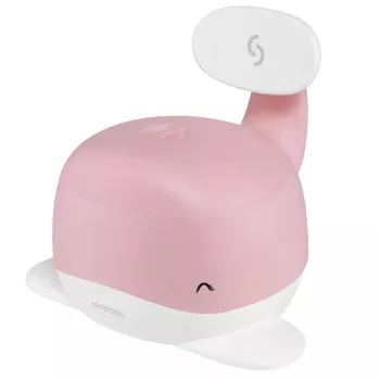 Olita pentru copii pottili skiddou balenuta cu capac keep pink roz 