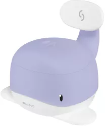 Olita pentru copii pottili skiddou balenuta cu capac liliac bloom lavanda 